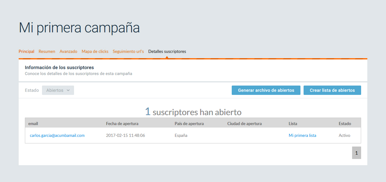 exportar suscriptores email marketing